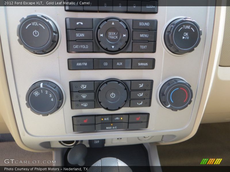 Gold Leaf Metallic / Camel 2012 Ford Escape XLT