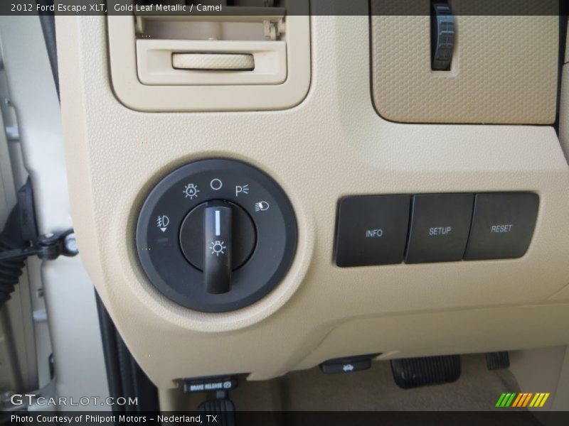 Gold Leaf Metallic / Camel 2012 Ford Escape XLT