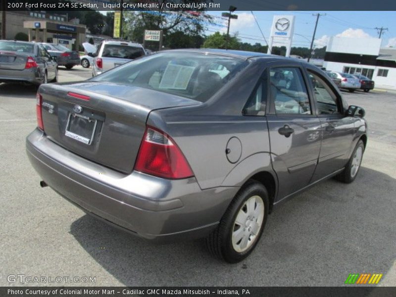 Liquid Grey Metallic / Charcoal/Light Flint 2007 Ford Focus ZX4 SE Sedan