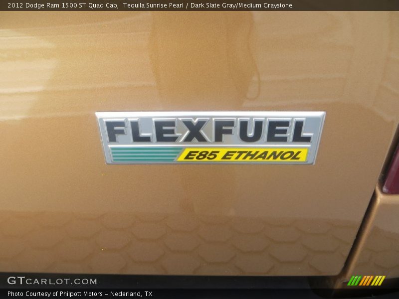 Tequila Sunrise Pearl / Dark Slate Gray/Medium Graystone 2012 Dodge Ram 1500 ST Quad Cab