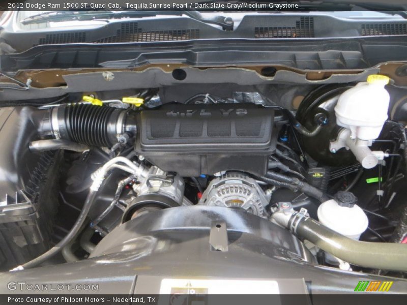 Tequila Sunrise Pearl / Dark Slate Gray/Medium Graystone 2012 Dodge Ram 1500 ST Quad Cab