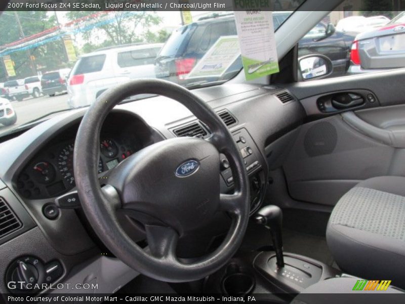 Liquid Grey Metallic / Charcoal/Light Flint 2007 Ford Focus ZX4 SE Sedan