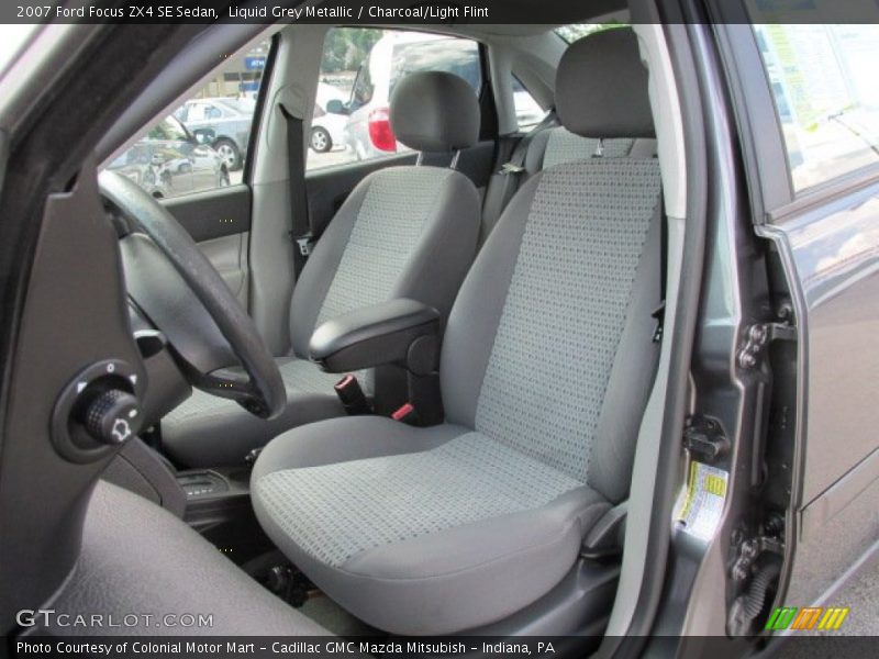 Liquid Grey Metallic / Charcoal/Light Flint 2007 Ford Focus ZX4 SE Sedan