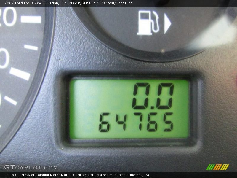 Liquid Grey Metallic / Charcoal/Light Flint 2007 Ford Focus ZX4 SE Sedan