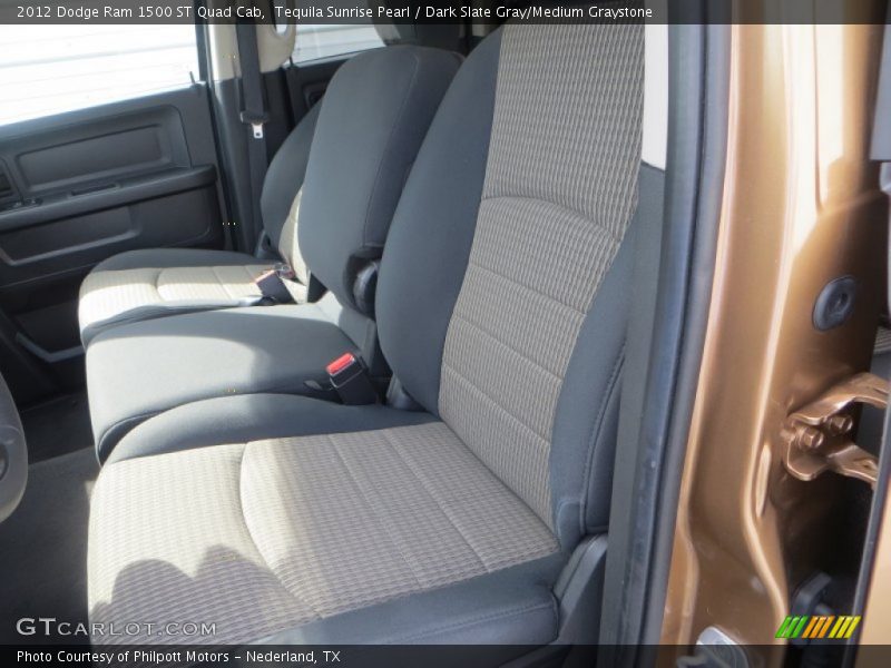 Tequila Sunrise Pearl / Dark Slate Gray/Medium Graystone 2012 Dodge Ram 1500 ST Quad Cab