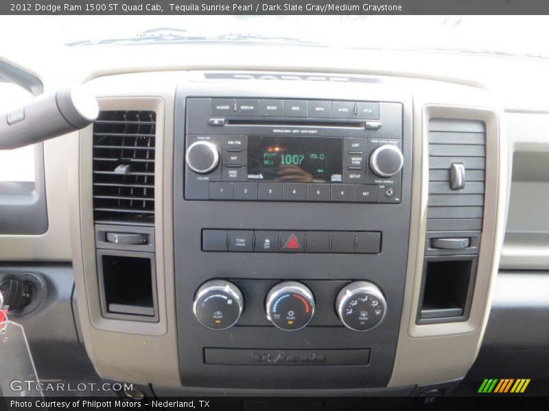 Tequila Sunrise Pearl / Dark Slate Gray/Medium Graystone 2012 Dodge Ram 1500 ST Quad Cab