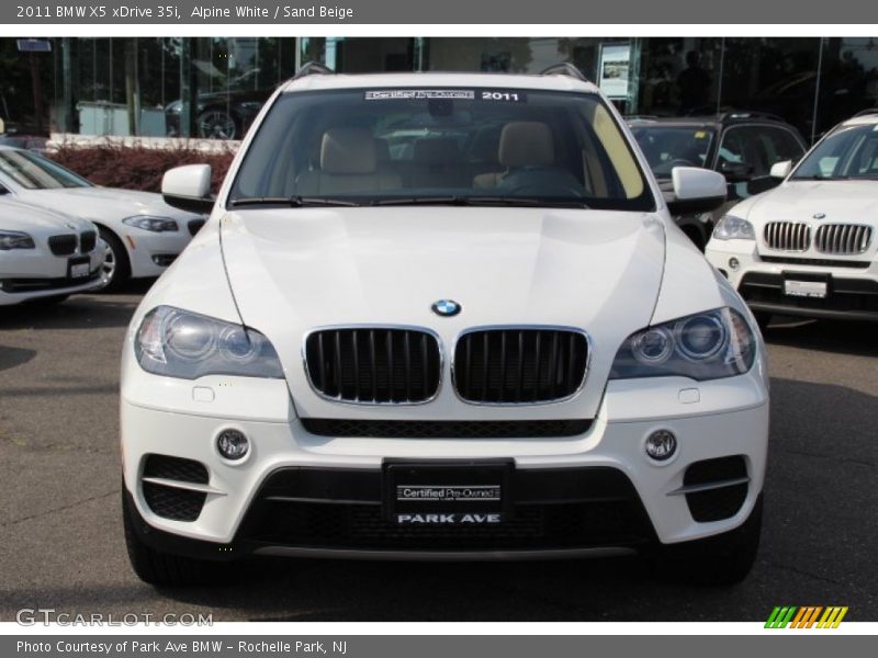 Alpine White / Sand Beige 2011 BMW X5 xDrive 35i