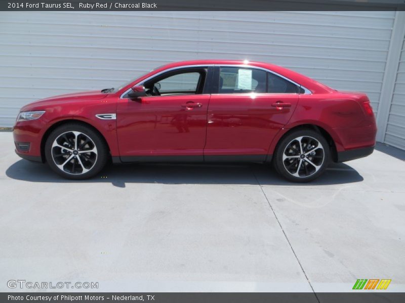  2014 Taurus SEL Ruby Red