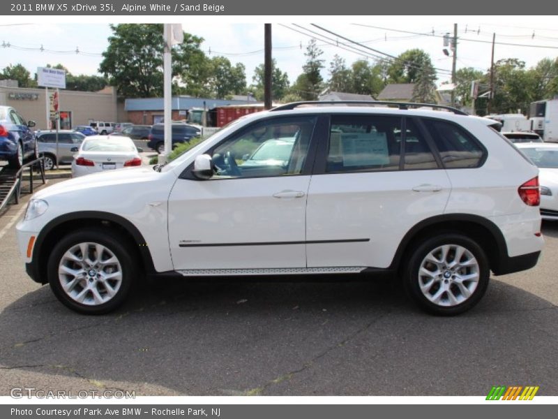 Alpine White / Sand Beige 2011 BMW X5 xDrive 35i