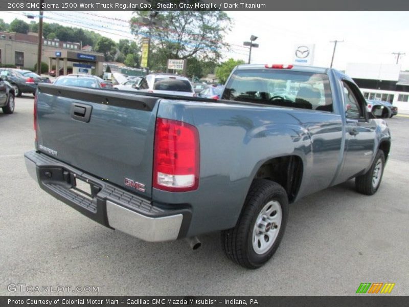 Stealth Gray Metallic / Dark Titanium 2008 GMC Sierra 1500 Work Truck Regular Cab