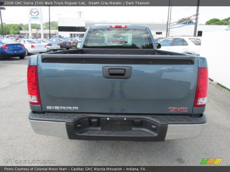 Stealth Gray Metallic / Dark Titanium 2008 GMC Sierra 1500 Work Truck Regular Cab