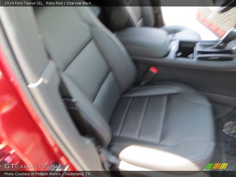 Ruby Red / Charcoal Black 2014 Ford Taurus SEL