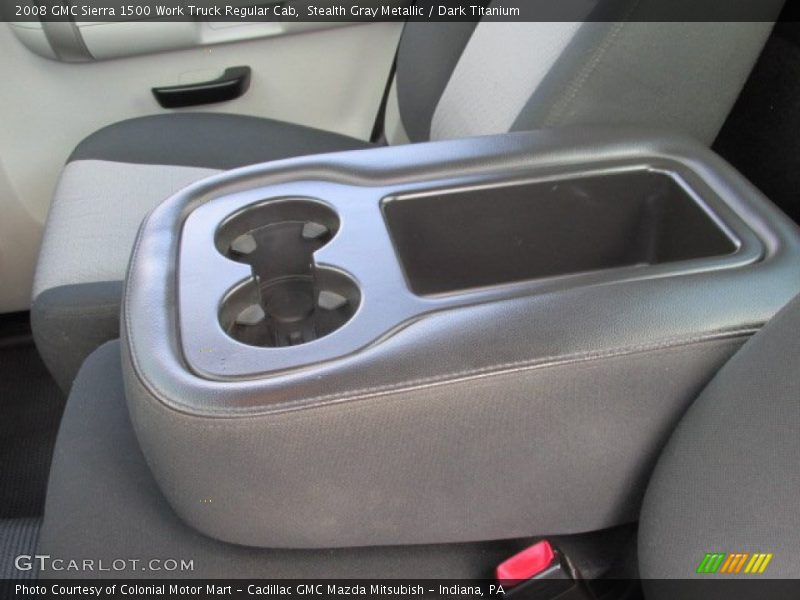 Stealth Gray Metallic / Dark Titanium 2008 GMC Sierra 1500 Work Truck Regular Cab