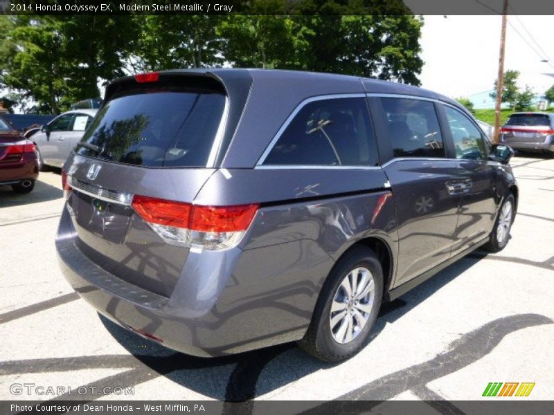 Modern Steel Metallic / Gray 2014 Honda Odyssey EX