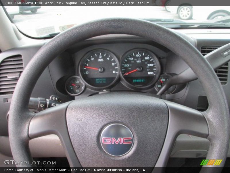 Stealth Gray Metallic / Dark Titanium 2008 GMC Sierra 1500 Work Truck Regular Cab