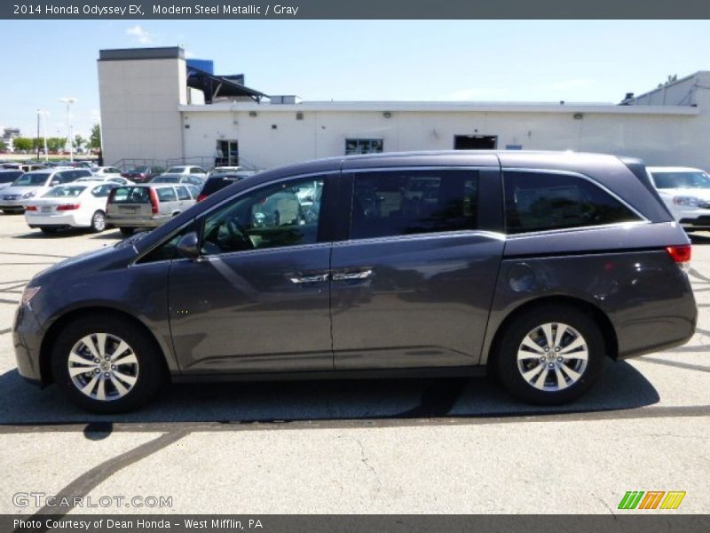 Modern Steel Metallic / Gray 2014 Honda Odyssey EX