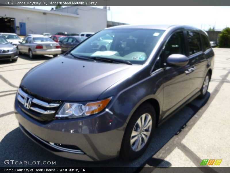 Modern Steel Metallic / Gray 2014 Honda Odyssey EX