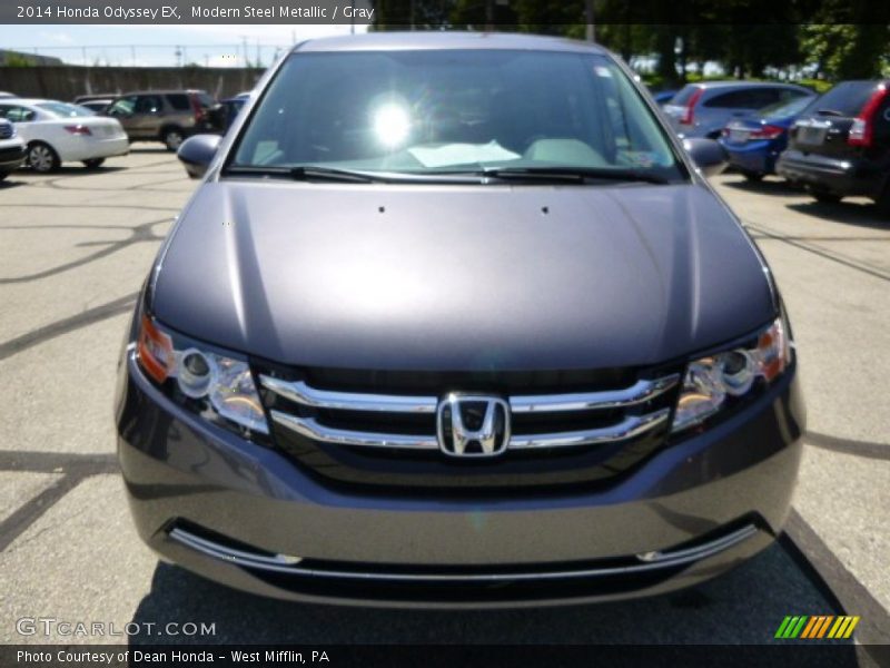 Modern Steel Metallic / Gray 2014 Honda Odyssey EX