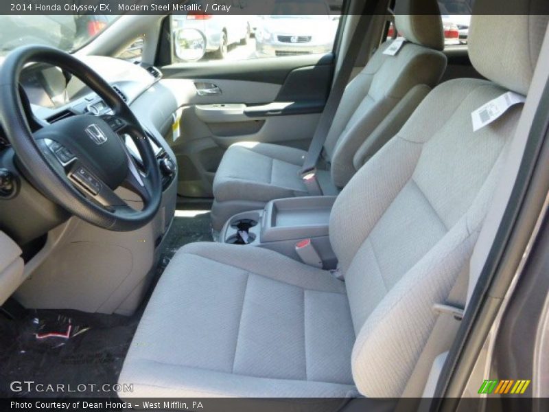 Modern Steel Metallic / Gray 2014 Honda Odyssey EX