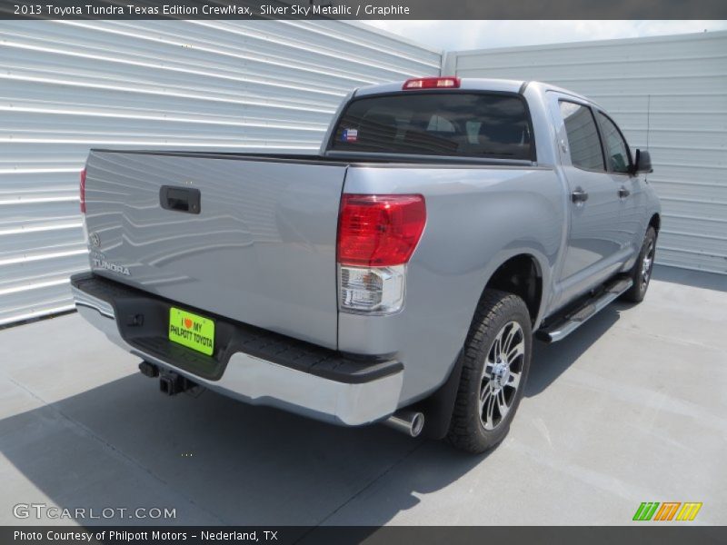 Silver Sky Metallic / Graphite 2013 Toyota Tundra Texas Edition CrewMax
