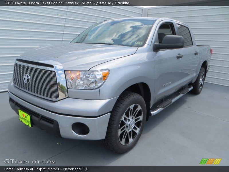 Silver Sky Metallic / Graphite 2013 Toyota Tundra Texas Edition CrewMax