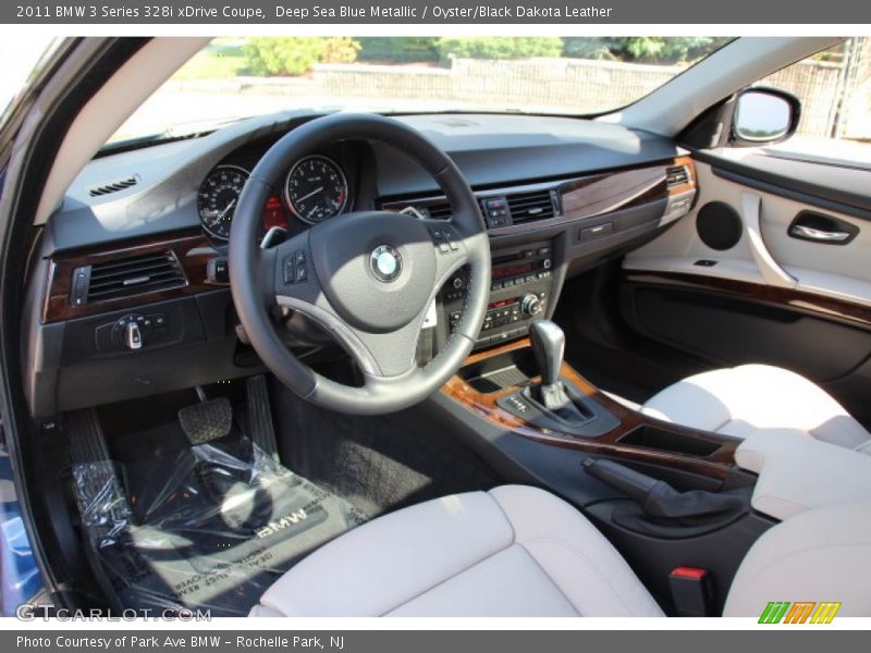 Deep Sea Blue Metallic / Oyster/Black Dakota Leather 2011 BMW 3 Series 328i xDrive Coupe