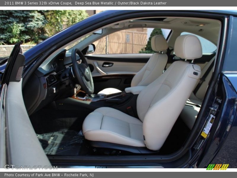 Deep Sea Blue Metallic / Oyster/Black Dakota Leather 2011 BMW 3 Series 328i xDrive Coupe