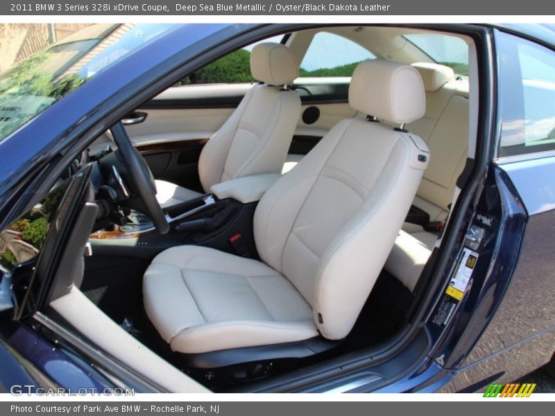 Deep Sea Blue Metallic / Oyster/Black Dakota Leather 2011 BMW 3 Series 328i xDrive Coupe