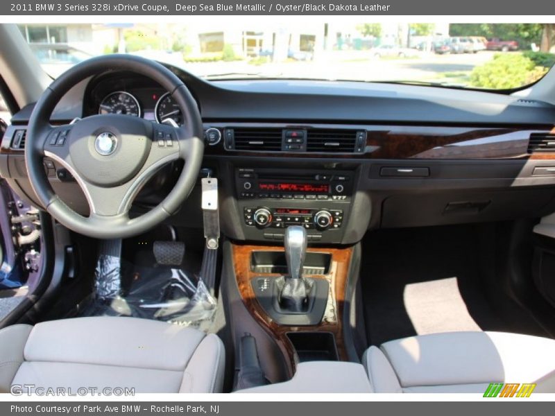 Deep Sea Blue Metallic / Oyster/Black Dakota Leather 2011 BMW 3 Series 328i xDrive Coupe