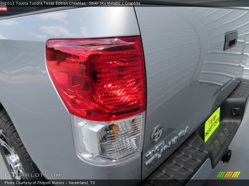 Silver Sky Metallic / Graphite 2013 Toyota Tundra Texas Edition CrewMax