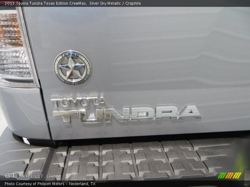 Silver Sky Metallic / Graphite 2013 Toyota Tundra Texas Edition CrewMax