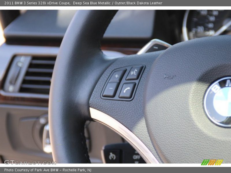 Deep Sea Blue Metallic / Oyster/Black Dakota Leather 2011 BMW 3 Series 328i xDrive Coupe