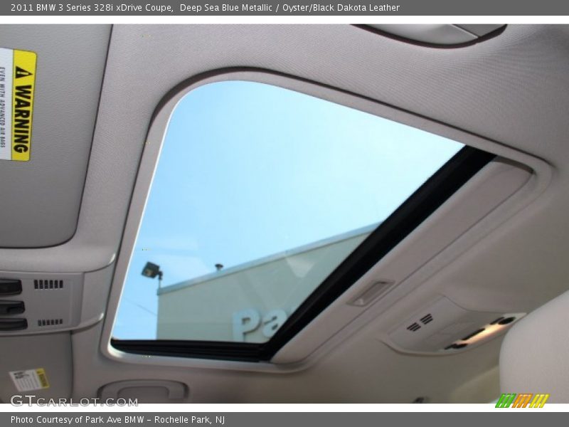 Deep Sea Blue Metallic / Oyster/Black Dakota Leather 2011 BMW 3 Series 328i xDrive Coupe