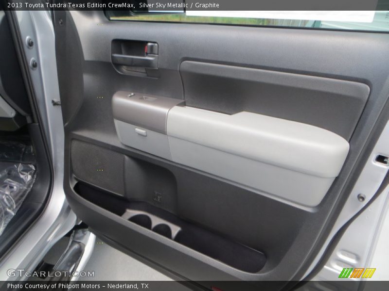 Silver Sky Metallic / Graphite 2013 Toyota Tundra Texas Edition CrewMax