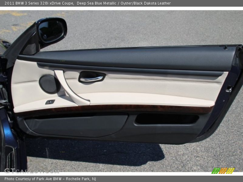 Deep Sea Blue Metallic / Oyster/Black Dakota Leather 2011 BMW 3 Series 328i xDrive Coupe