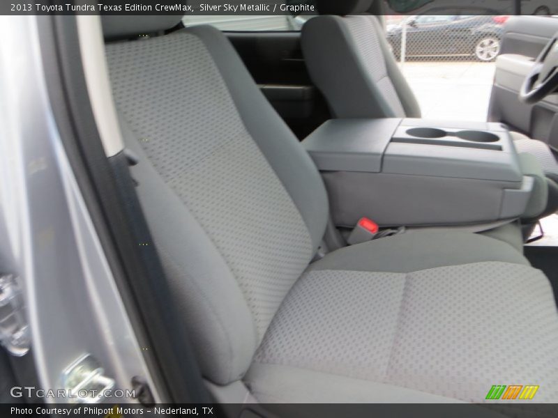 Silver Sky Metallic / Graphite 2013 Toyota Tundra Texas Edition CrewMax