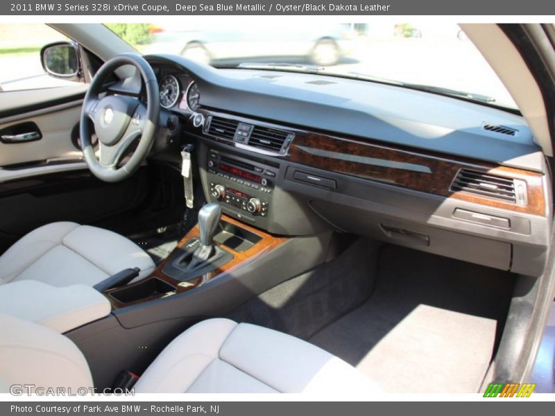 Deep Sea Blue Metallic / Oyster/Black Dakota Leather 2011 BMW 3 Series 328i xDrive Coupe