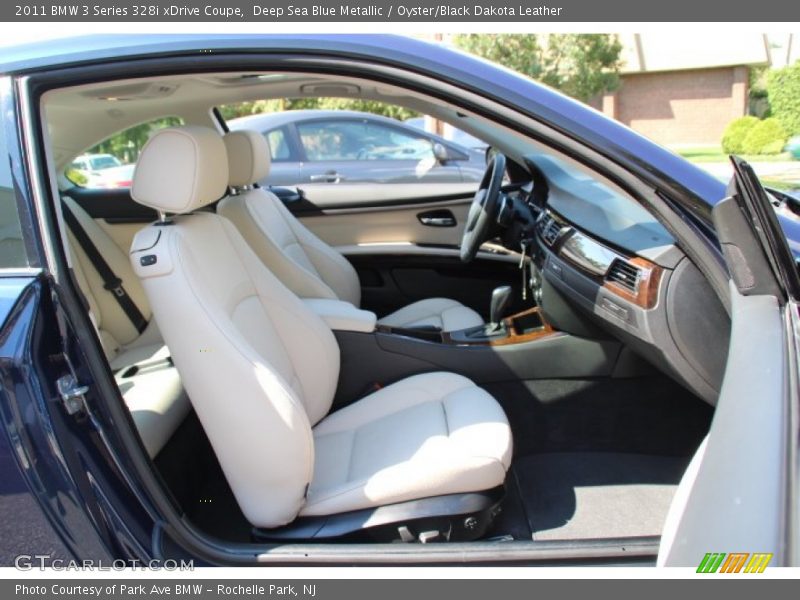 Deep Sea Blue Metallic / Oyster/Black Dakota Leather 2011 BMW 3 Series 328i xDrive Coupe