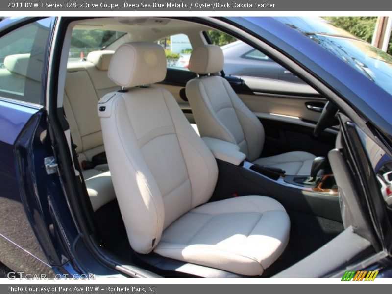 Deep Sea Blue Metallic / Oyster/Black Dakota Leather 2011 BMW 3 Series 328i xDrive Coupe
