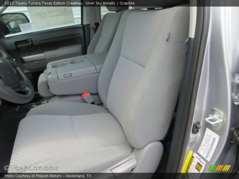 Silver Sky Metallic / Graphite 2013 Toyota Tundra Texas Edition CrewMax