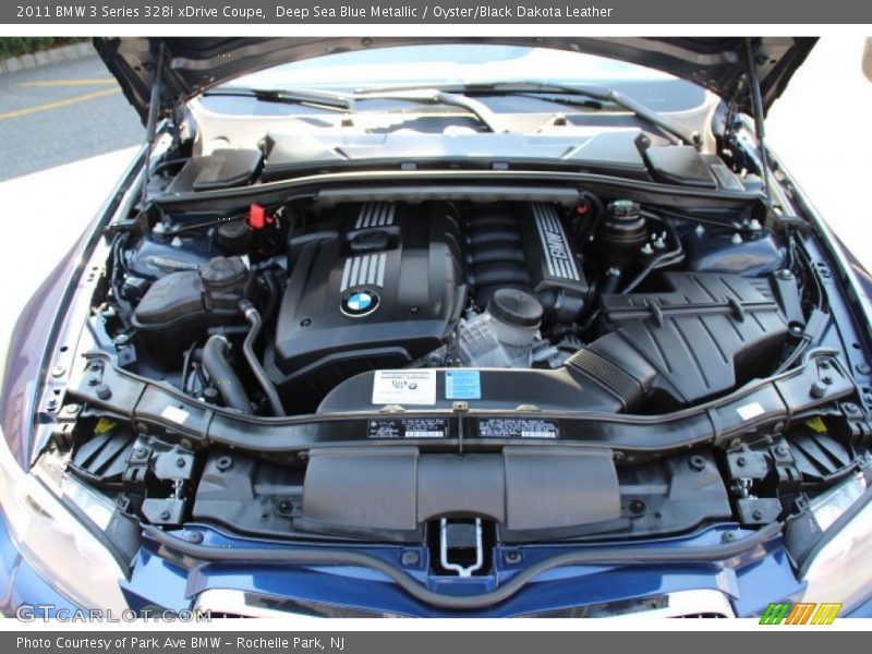 Deep Sea Blue Metallic / Oyster/Black Dakota Leather 2011 BMW 3 Series 328i xDrive Coupe