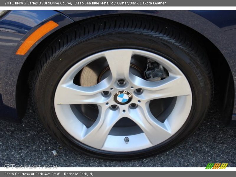 Deep Sea Blue Metallic / Oyster/Black Dakota Leather 2011 BMW 3 Series 328i xDrive Coupe