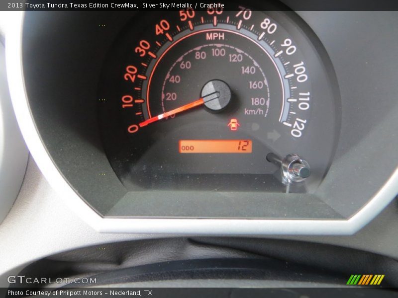 Silver Sky Metallic / Graphite 2013 Toyota Tundra Texas Edition CrewMax