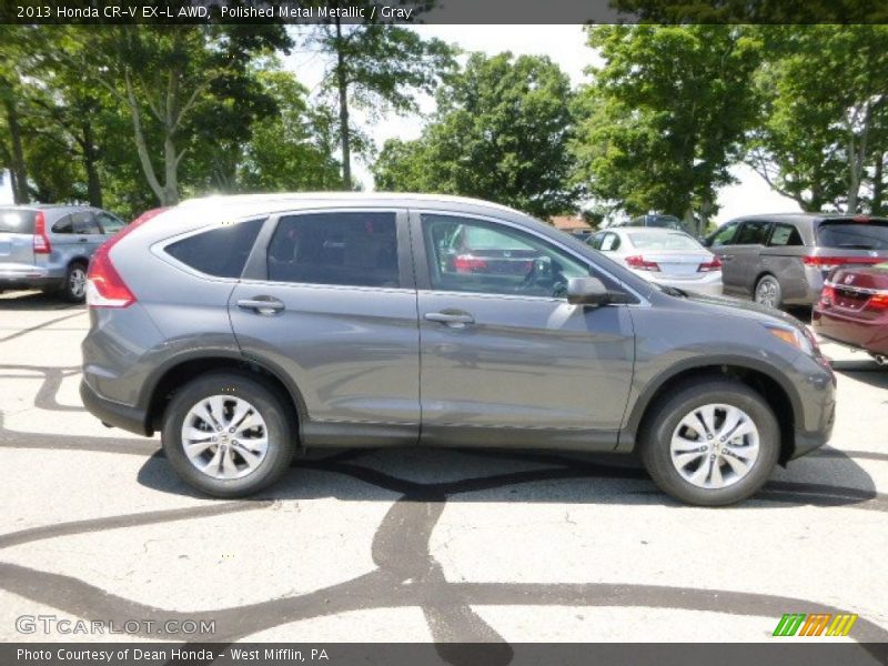 Polished Metal Metallic / Gray 2013 Honda CR-V EX-L AWD
