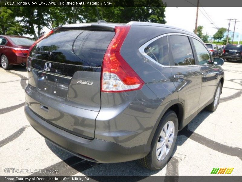 Polished Metal Metallic / Gray 2013 Honda CR-V EX-L AWD