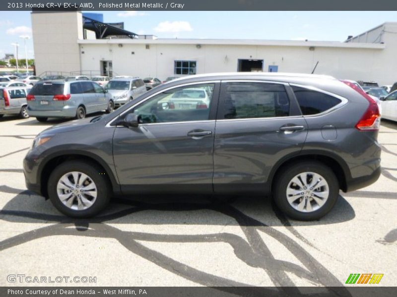 Polished Metal Metallic / Gray 2013 Honda CR-V EX-L AWD