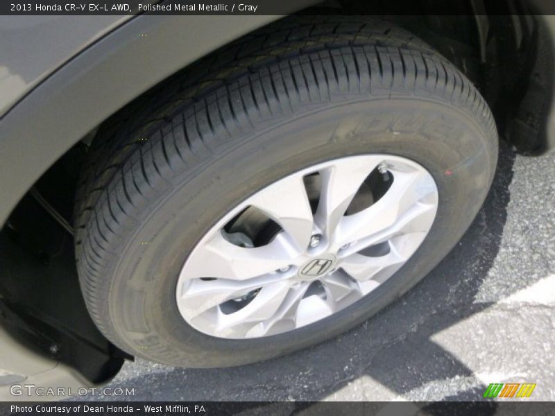 Polished Metal Metallic / Gray 2013 Honda CR-V EX-L AWD