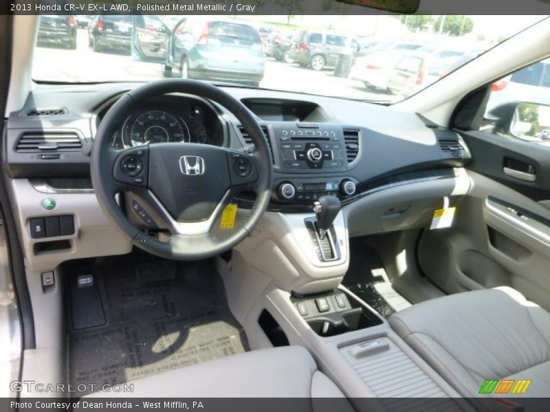 Polished Metal Metallic / Gray 2013 Honda CR-V EX-L AWD