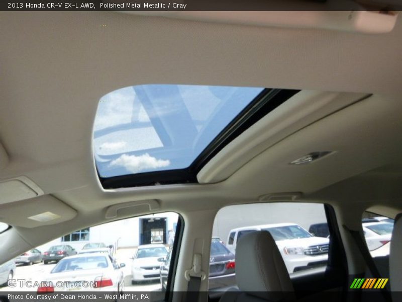 Polished Metal Metallic / Gray 2013 Honda CR-V EX-L AWD