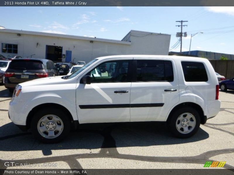 Taffeta White / Gray 2013 Honda Pilot LX 4WD